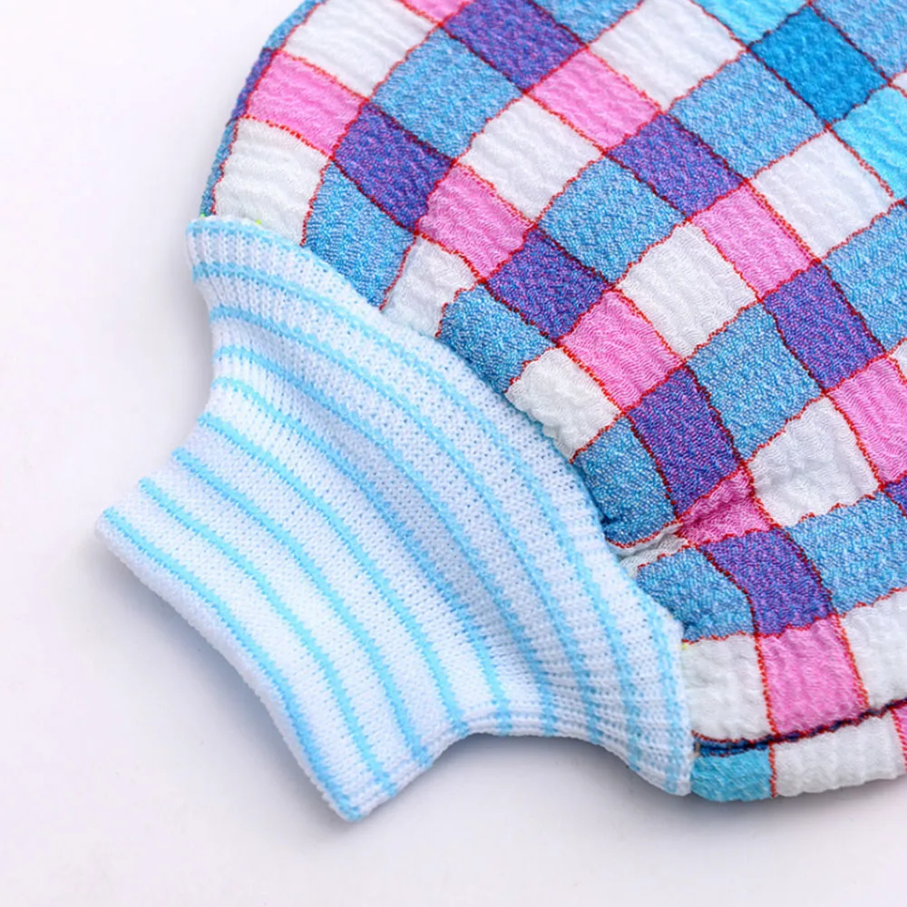 

1pc Shower Spa Exfoliator Two-sided Bath Glove Body Cleaning Scrub Mitt Rub Dead Skin Removal