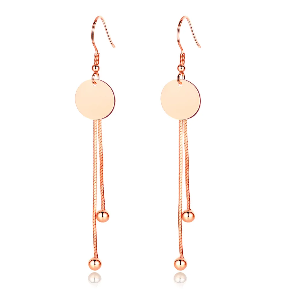 Висячие серьги индивидуальные темпераментные длинные кисточки корейские для