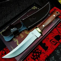 pegasi 9cr18mov all in one straight knife family self defense knife outdoor camping straight knife hunting knife tactical knife