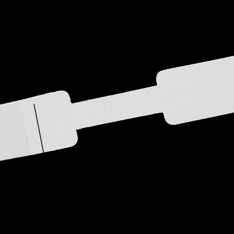 

50pcs/100pcs White Paper Label Tags With Hanging String For Jewelry / Stationery / Shoes Clothing Home Market DIY Supplies