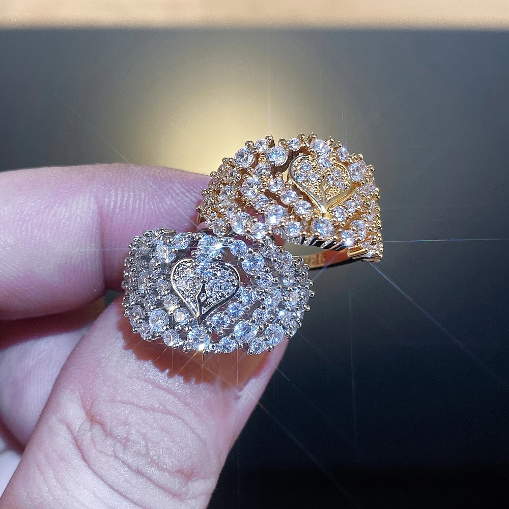 Huitan изящное женское свадебное/обручальное кольцо новая мода ослепительный