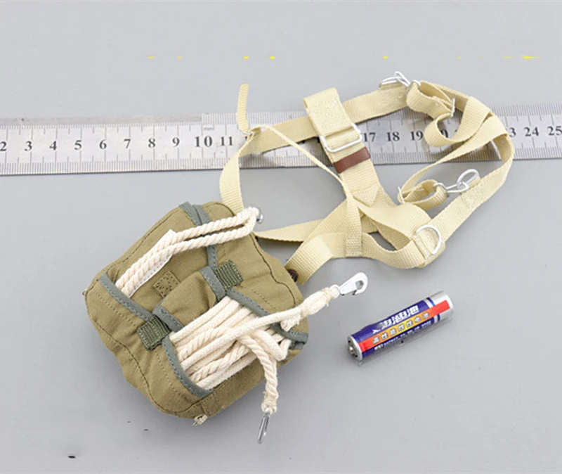 

1/6 Scale D80146 German Paratroopers'Parachute Pack Bag Models for 12''Figures Body Accessories DIY