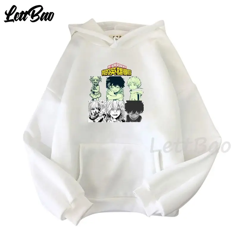 

Модная толстовка с капюшоном My Hero моя геройская Академия в стиле аниме Манга в стиле Харадзюку женская одежда пуловер унисекс теплая осення...
