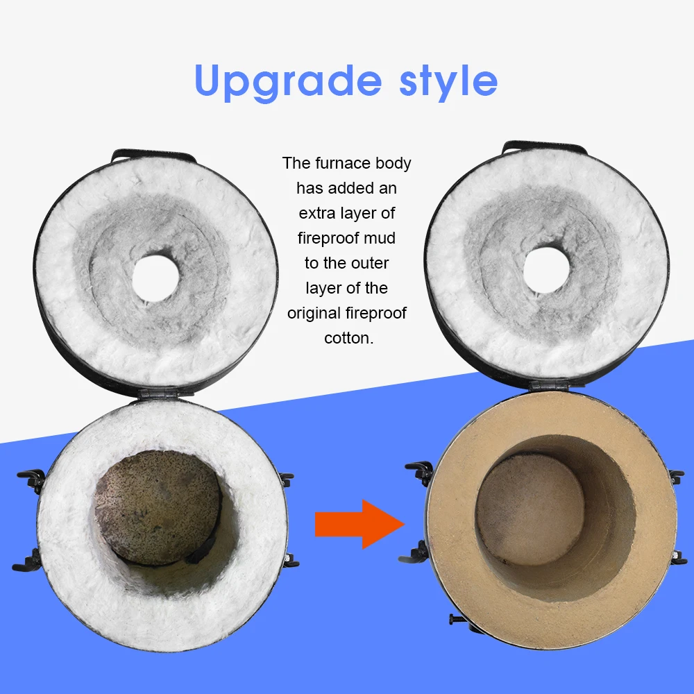 Набор для плавильной печи пропана графитовые Тигельные щипцы 1300 °C литье