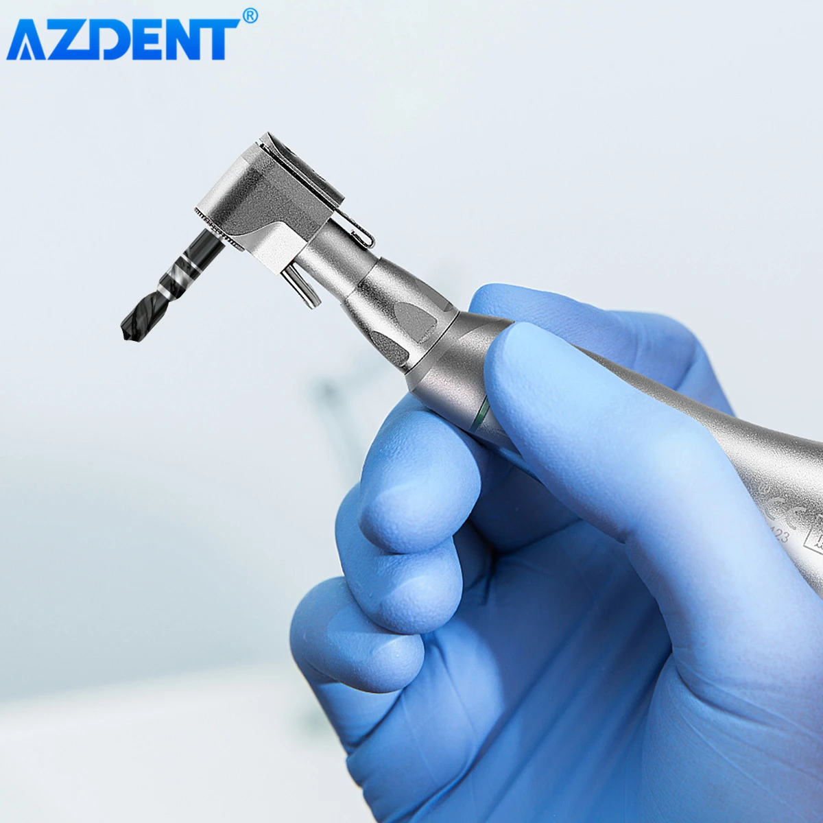 Зубной наконечник AZDENT для имплантации с редукцией 20:1 контр-угол низкоскоростной