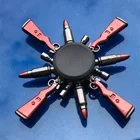 R118 подшипник Спиннер для взрослых гироскоп Снайпер тройной палец Спиннер металлические игрушки для детей Спиннер кольцо дымовая Бомба Форма Пан