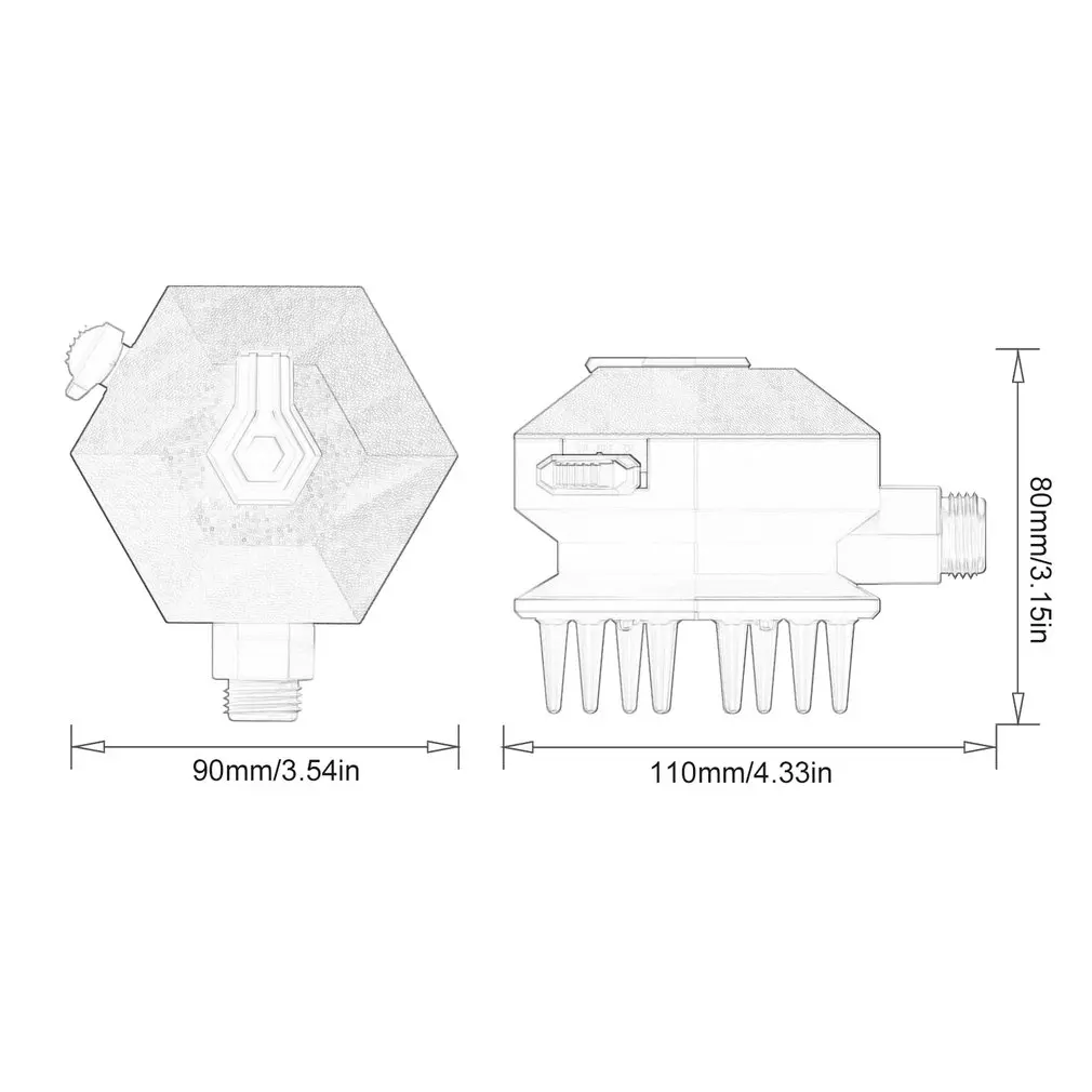 

Pet Shower Nozzle Comb Pet Shower Brush Pet Washing And Cleaning Bathtub Hexagonal Shape Design Sprinkler