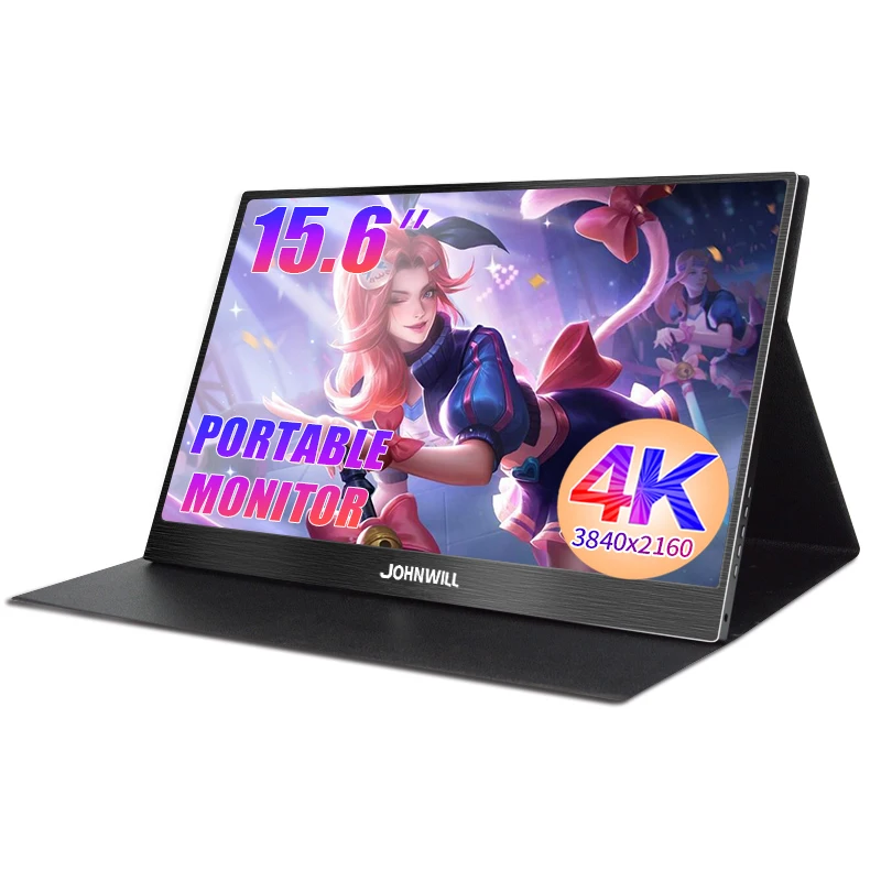 Портативный монитор 15,6 ''4K lcd hd HDMI usb type C Дисплей для ПК ноутбука телефона PS4-switch-XBOX 1080p игровой монитор ips экран