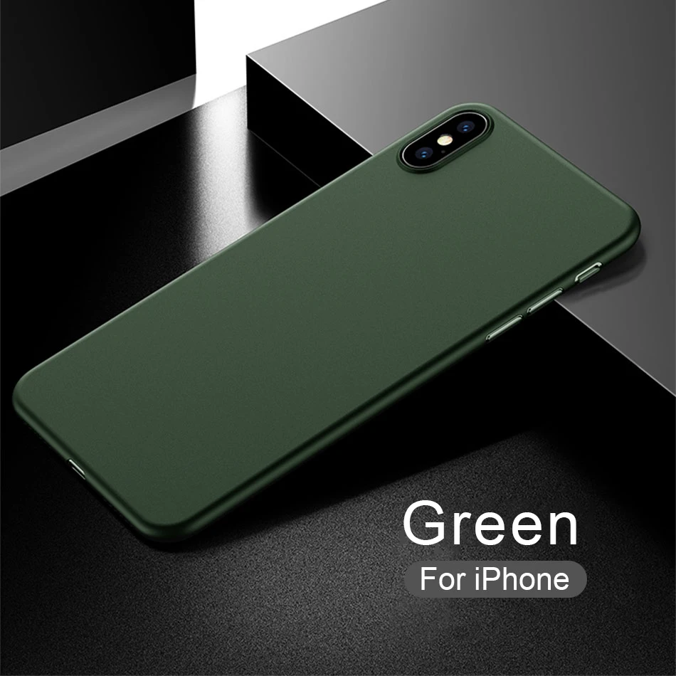 0,4 мм ультра тонкий PP мягкий чехол для iphone X XR XS Max полный противоударный чехол для iphone 6 6s 7 8 PLus матовый защитный чехол