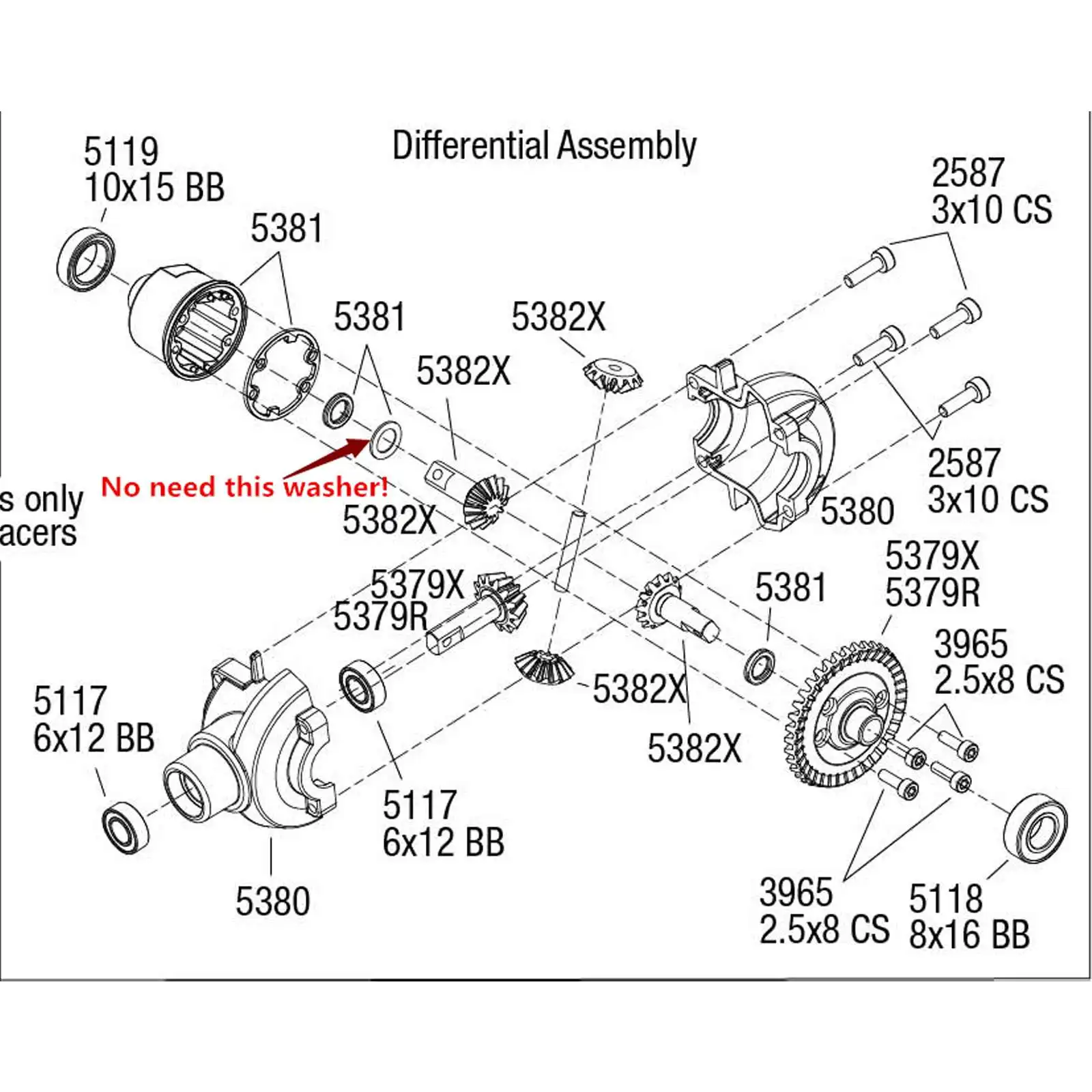 

Harden Steel Differential Spider Gears For Traxxas 5382X REVO SUMMIT SLAYER 2pcs
