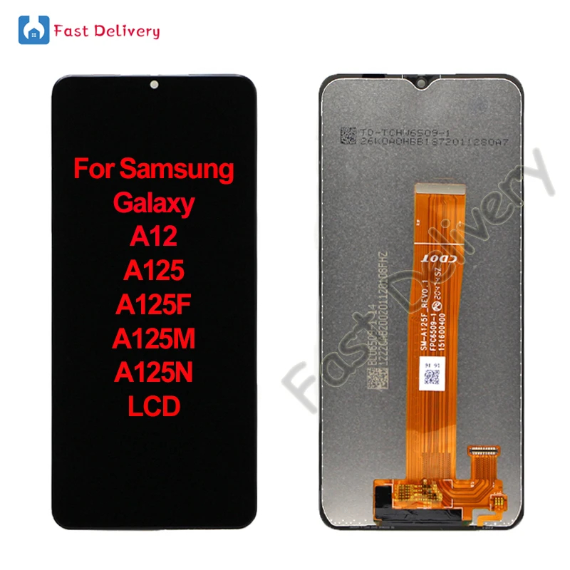 For Samsung Galaxy A12 A125 A125F LCD 