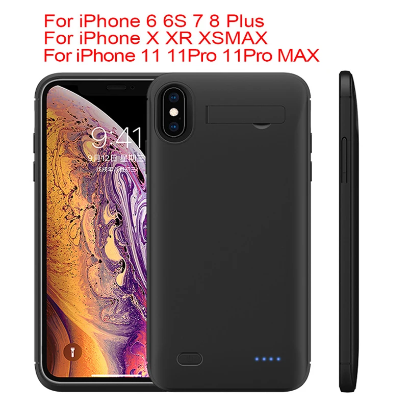 Зарядное устройство для телефона чехол iPhone 12 ProMax 11 5000/5500 мАч зарядки аккумулятора