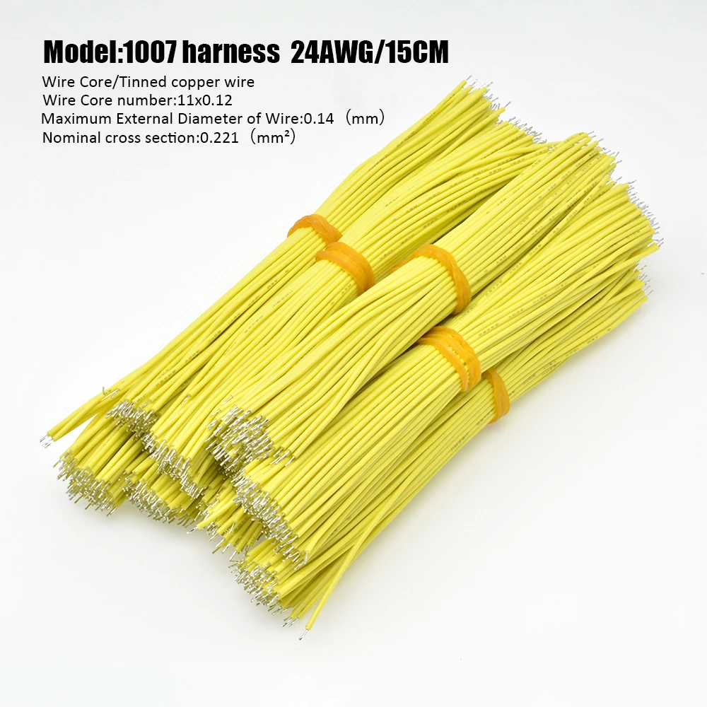 100 шт. макетная плата с покрытием олова кабель для пайки ПП 24AWG 15 см Fly Jumper Wire Cable Tin