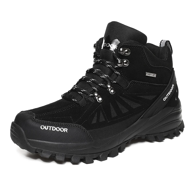 Брендовые зимние мужские ботинки теплые плюшевые высококачественные оксфорды