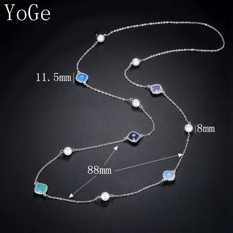 YoGe ювелирные изделия для свадьбы и вечеринки P1183 роскошное многоцветное женское