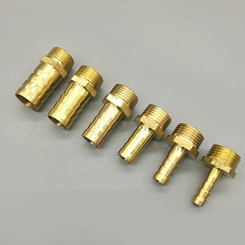 Латунный фитинг для труб 4 мм 6 8 10 12 19 шлангов 1/8 &quot1/4&quot 1/2 &quot3/8&quot BSP соединительный
