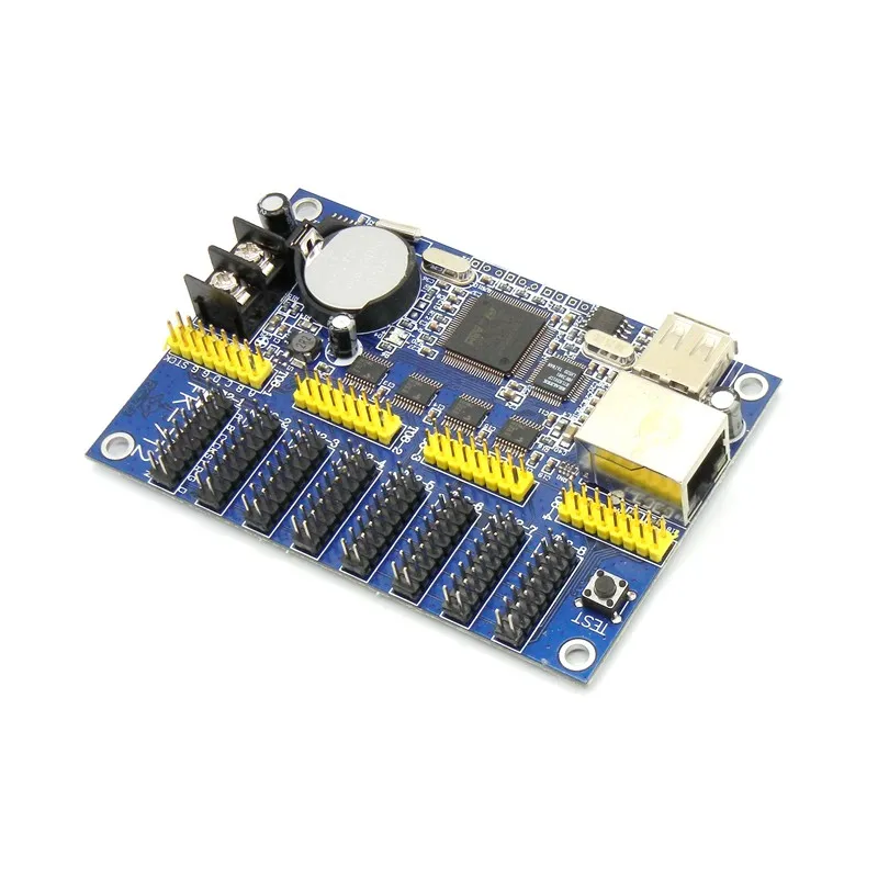 FK 7T2 Ethernet и USB светодиодный Управление карты 2408*48 пикселей Поддержка один двойной