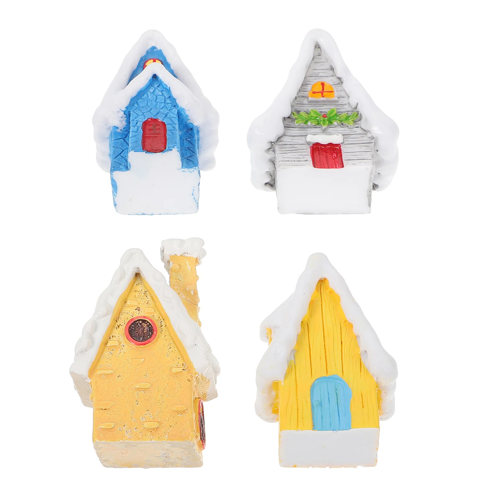 

4 шт., новогодние настольные украшения для аквариума