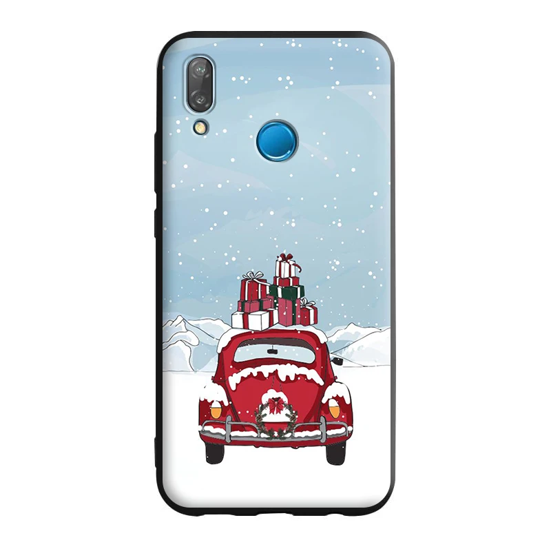 Рождество Evergreen желоб Санта олень силиконовый чехол для Huawei Nova 6 7 SE 2 2i 3 3i 4 4E 5 5i 5T Lite