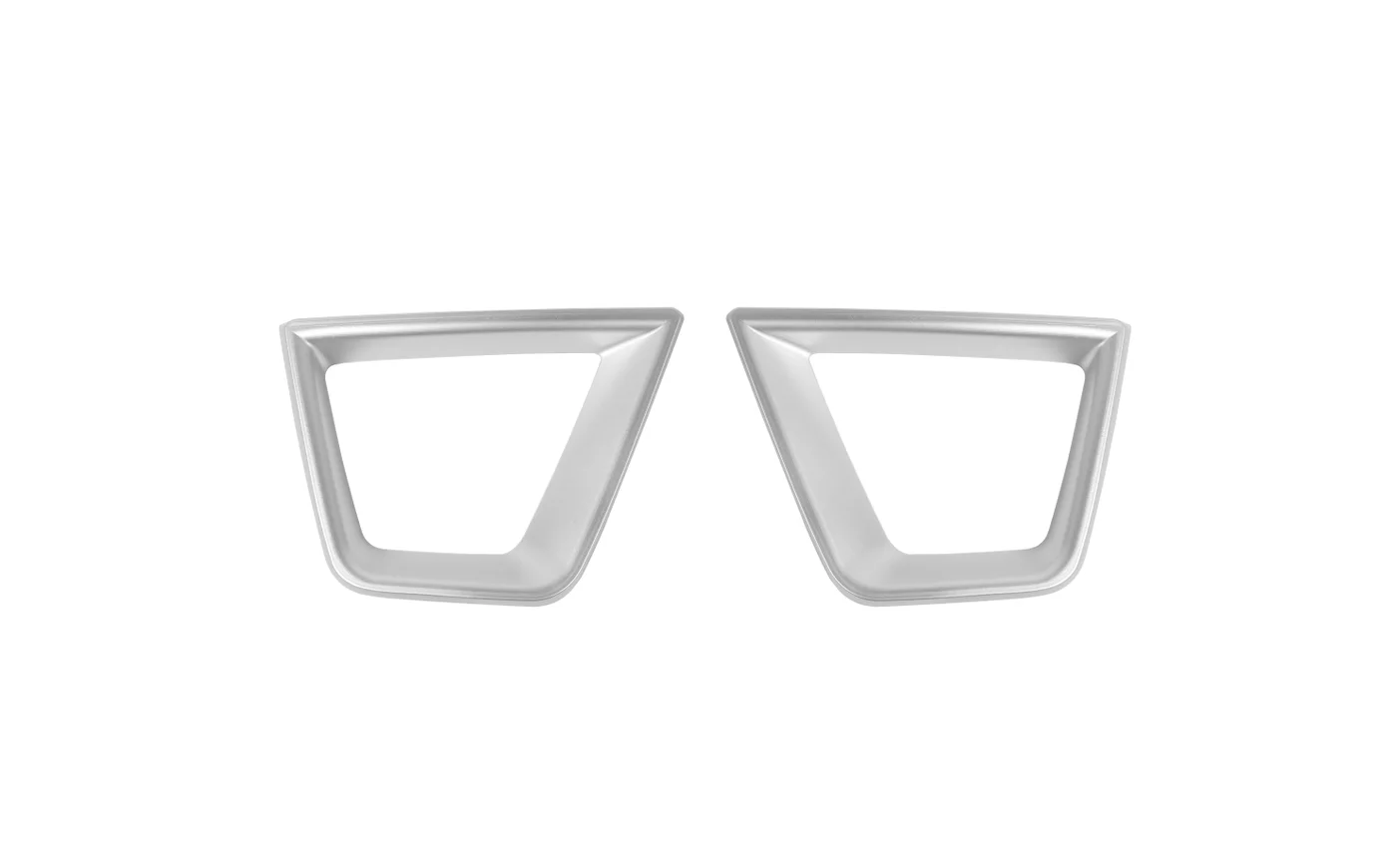 Серебристый ABS передний Поворотники боковые Светильник лампы Накладка для Jeep