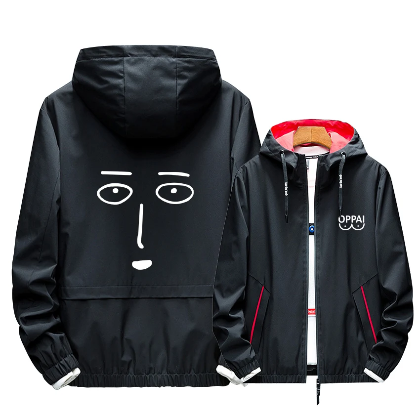 

Hooded Print Holran Coat Hero Saitama ONE PUNCH-MAN Cosplay Zipper Jacket Sunscreen Fashion Casual Summer Cool Thin Hoodie