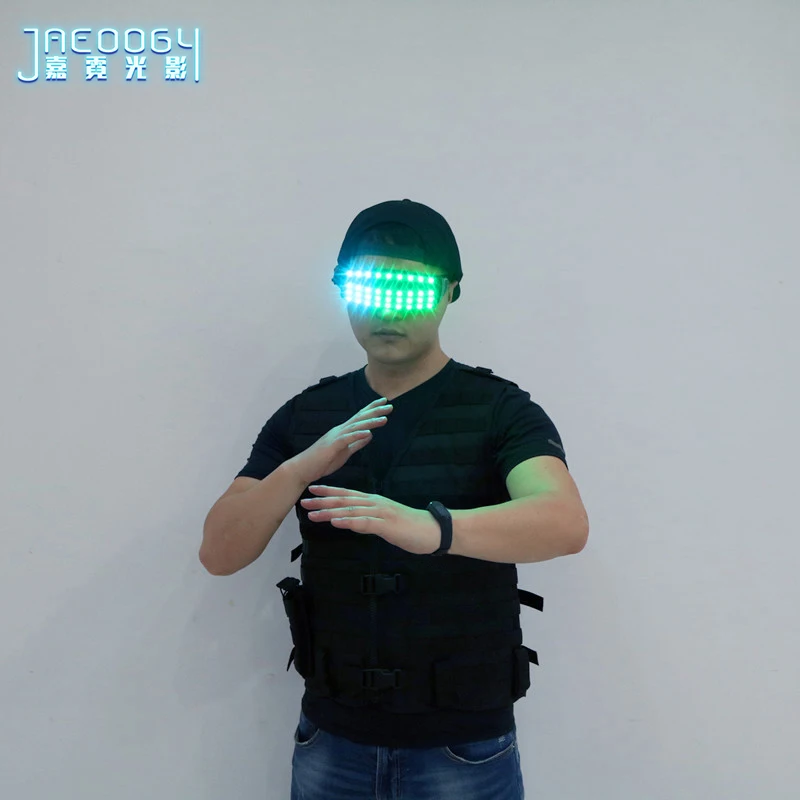 Цвет светодиодный Очки Светильник Оттенки мигающий восторженные DJ вечерние очки