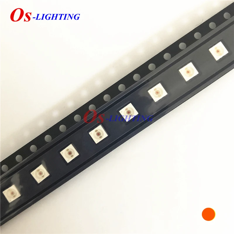 50 шт. LA G6SP DBEB 24 1 Z 3330 3528 Янтарный SMD светодиодный 6PIN 617NM 2 15 V 140MA 0 5 W 3 3*3 мм (LAG6SP) очень