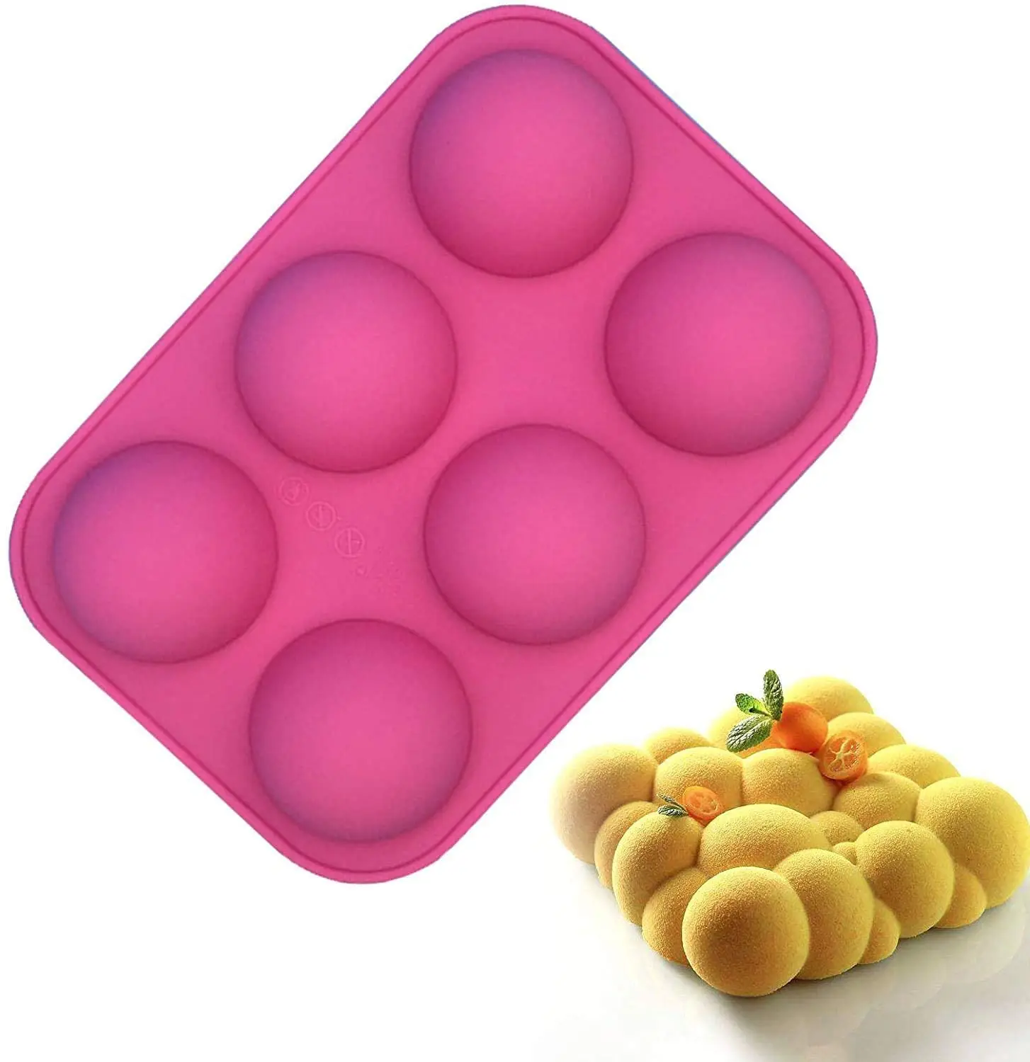 Силиконовая форма для торта полусферическая пищевых продуктов бытовые