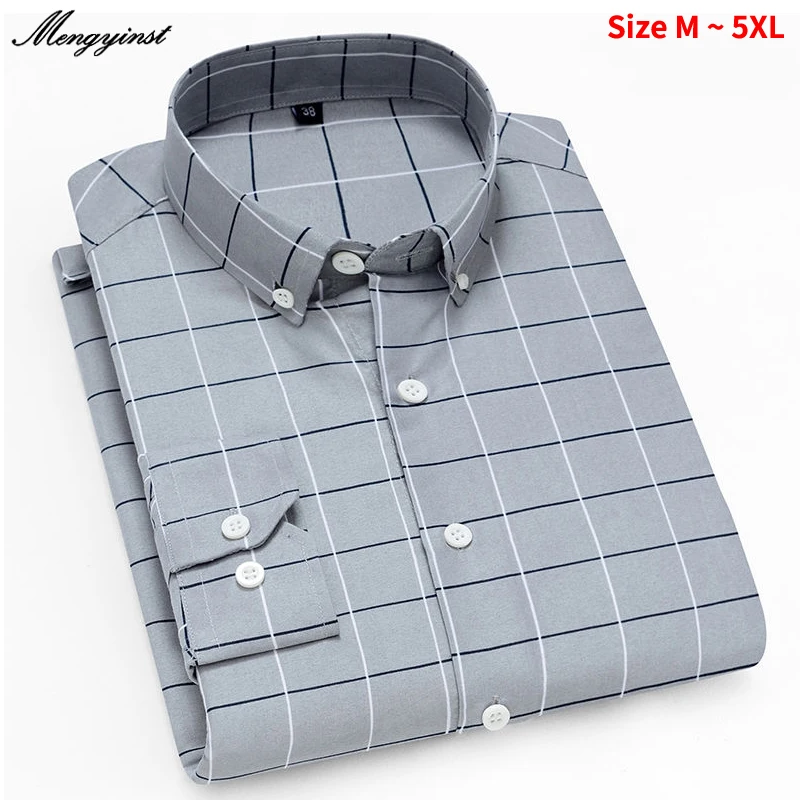 

Men's Business Long Sleeve Dress Shirts Male Formal Button-down Collar Shirt Fashion Style Spring&autumn Men's Casual Slim Shirt