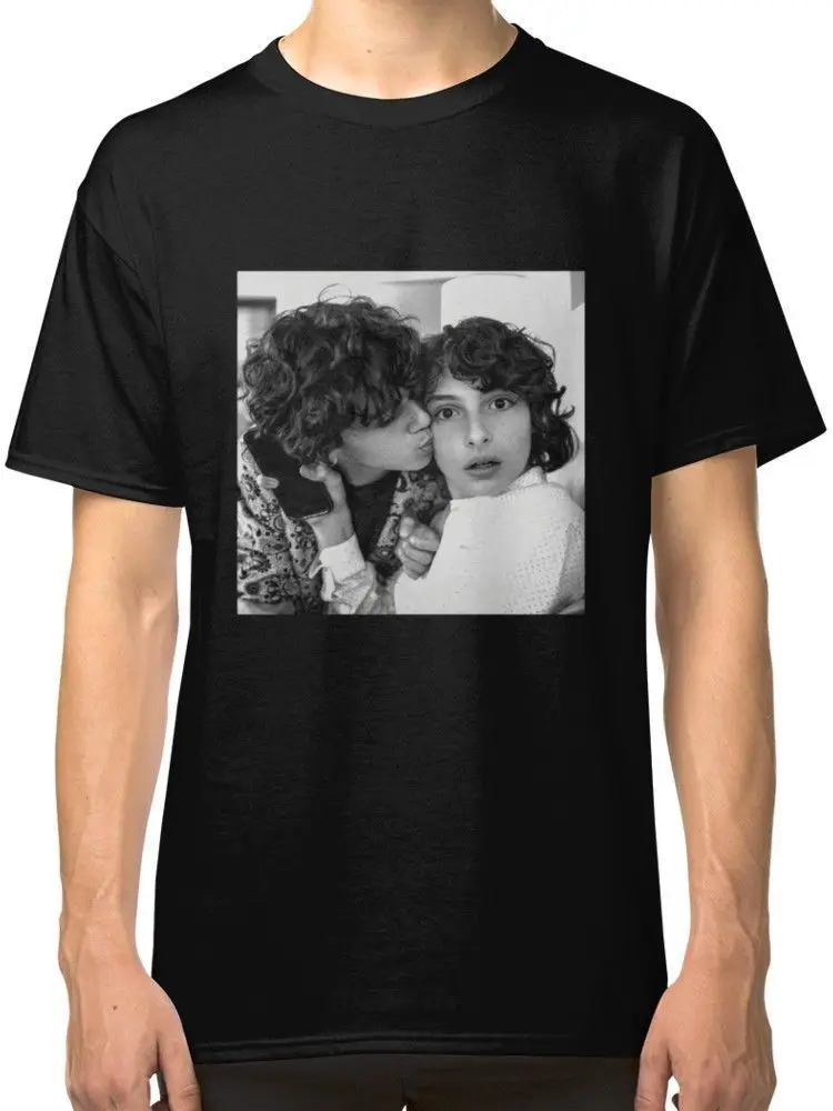 Новинка мужские и женские футболки с черным логотипом Finn Wolfhard &amp Jack Rocer летние