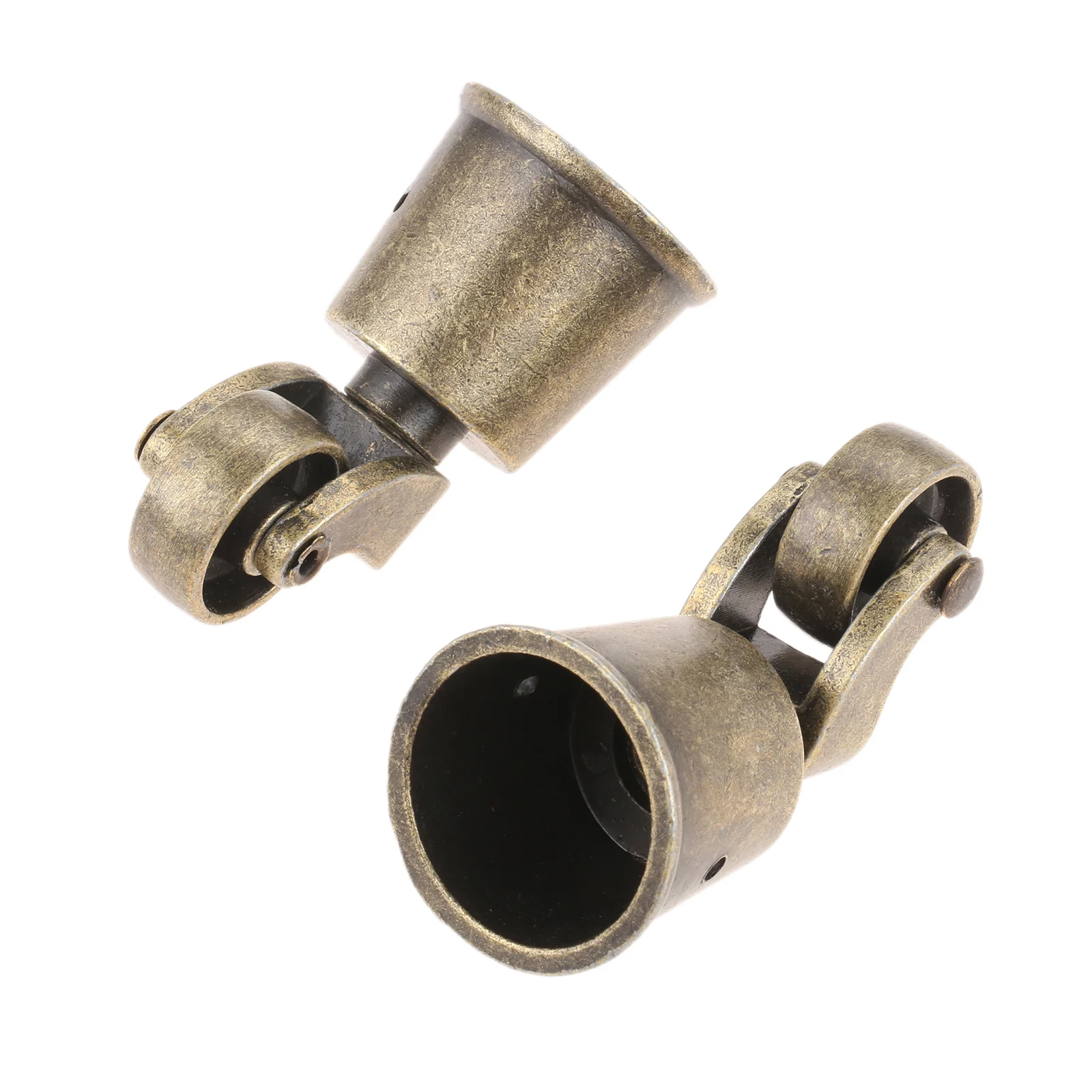 1/4 шт. Античная бронзовая Европейская мебель беззвучные ролики цинковый сплав