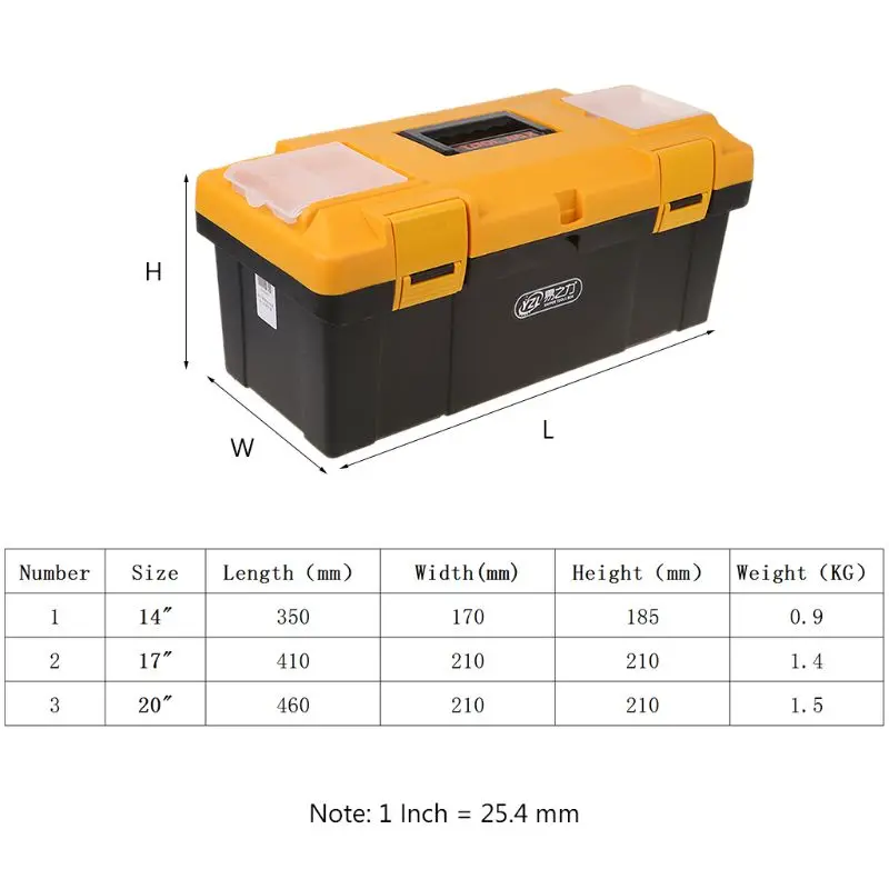 

Portable Large Household Maintenance Electrician Tool Box Multifunctional Hardware Auto Car Repair Thicken Toolbox With Handle