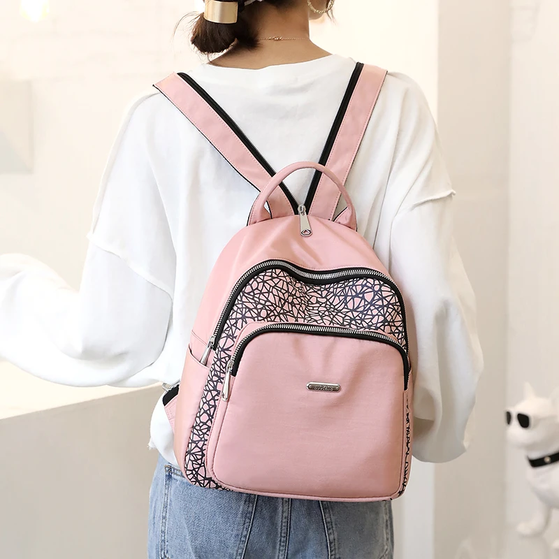

New Fashion Women's backpack Multi function Ladies Backpacks Small nylon backpack for teenager Hot backpack female school