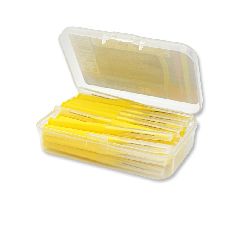 30 Pcs L Shaped Interdental Brush Denta Floss Cleaners Orthodontic dental teeth Toothpick Oral Care tool |
