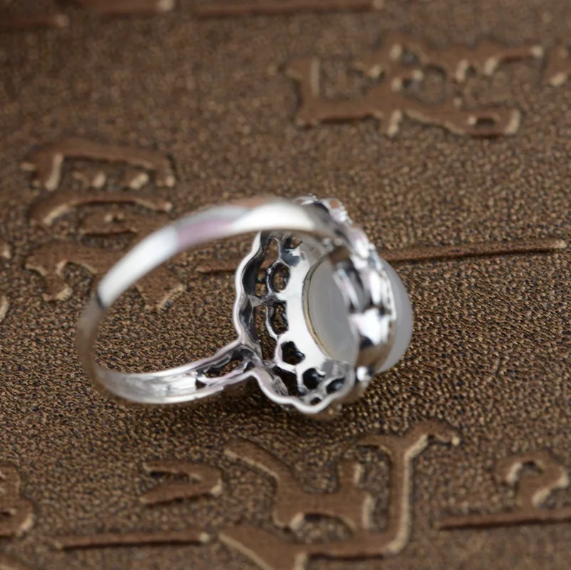 Реальные фотообои серебряные натуральные белые фотокольца для женщин витарь