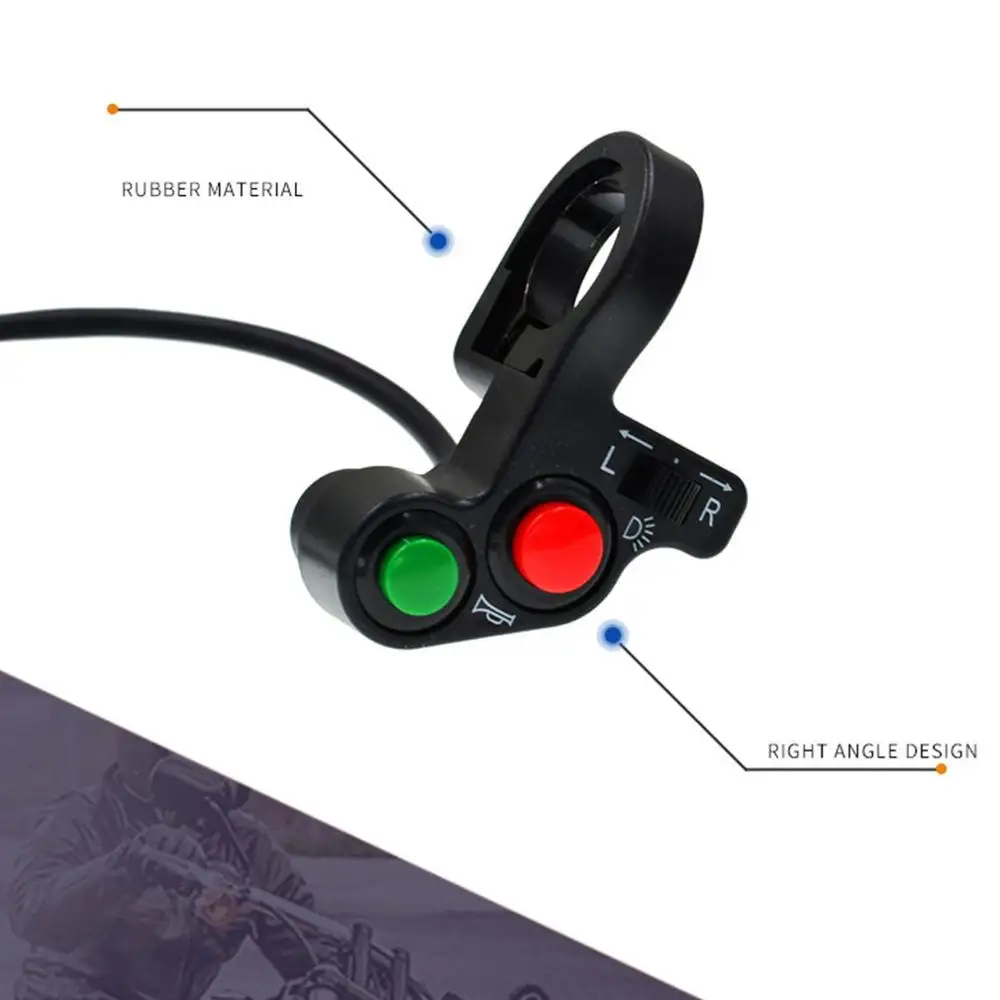 

Durable Practical Scooter Accessories Motorcycle Horn Turn Signal Light Switch Motorcycle Accessories