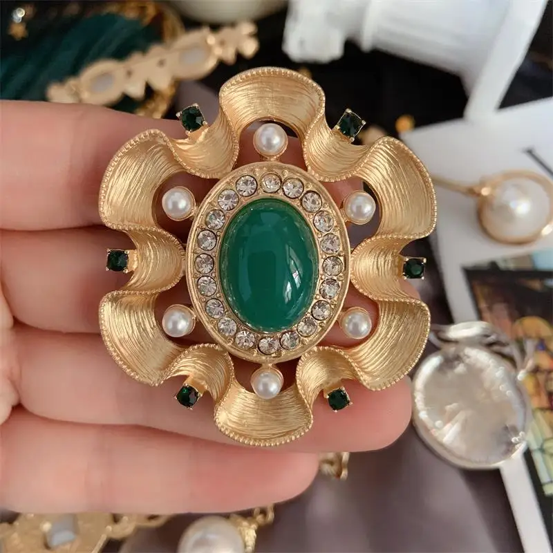 FFLACELL винтажные барочные Позолоченные Кристальные Стразы Имитация искусственных