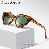 cat eye women sunglasses luxury fashion brand designer lady female mirror points colorful sun glasses for women oculos de sol