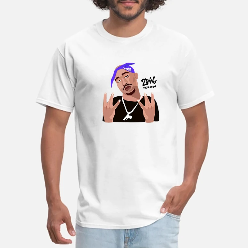 Мужская футболка в стиле хип хоп с забавным принтом летняя круглым вырезом из