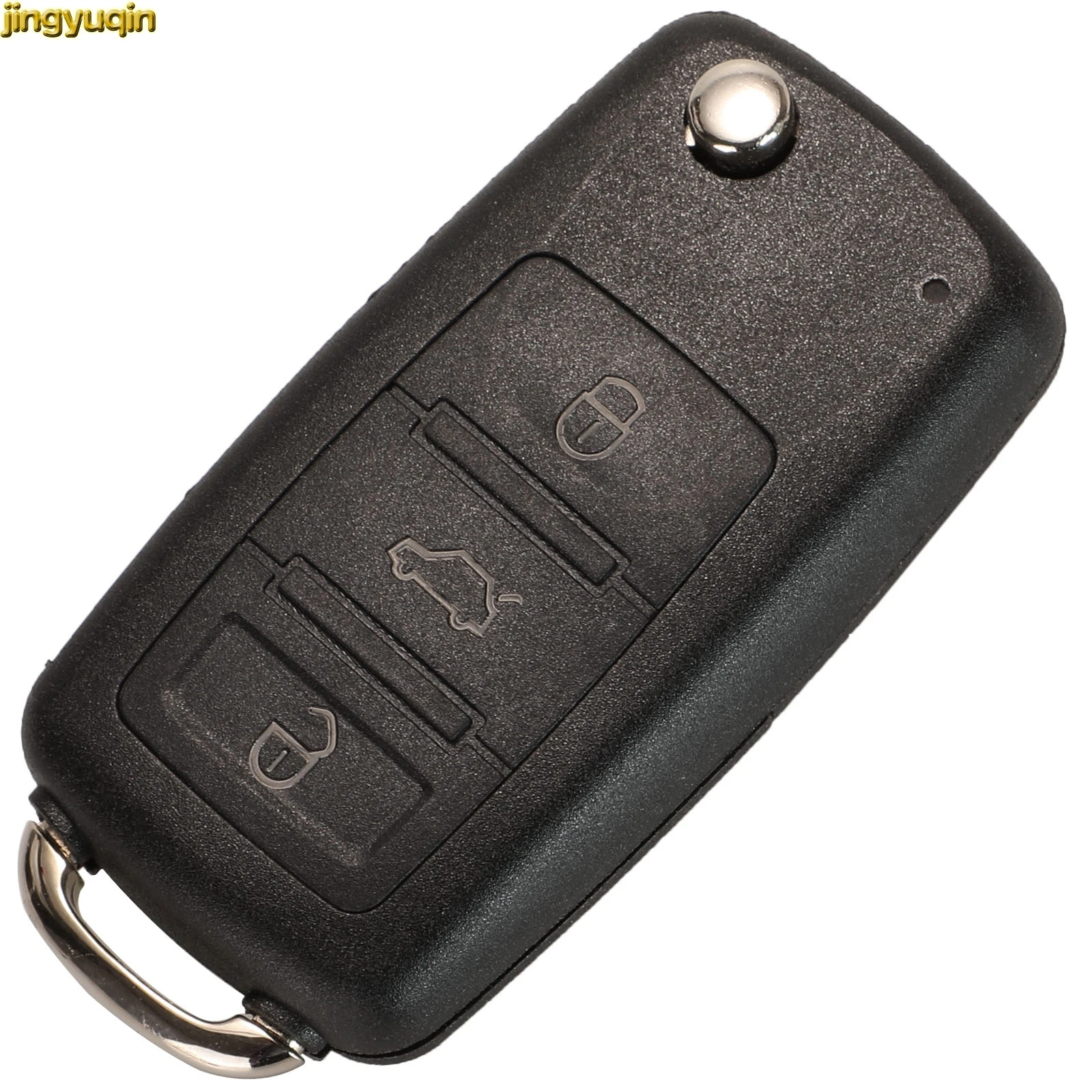 Jingyuqin Раскладной Автомобильный ключ ASK 315 МГц PCF7942 ID46 для VW Touareg Phaeton AUDI A8/S8 2003-2009