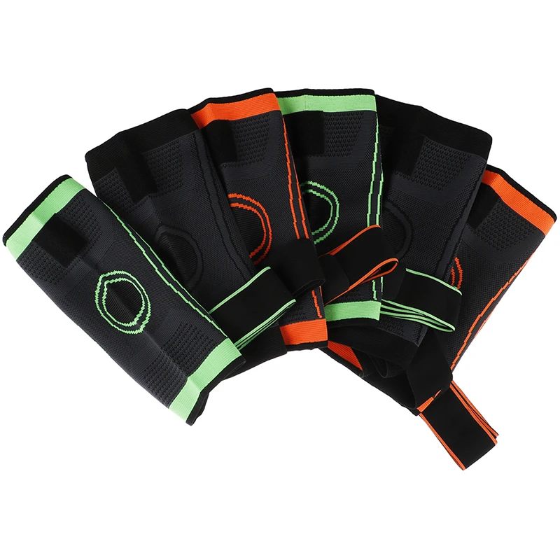 Нескользящий наколенник компрессионный рукав спортивный Бег Баскетбол Фитнес