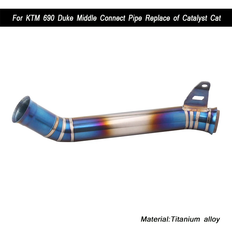 

Motorcycle Middle Connecting Pipe Replace of Catalyst Cat Non-destructive installation Silp on for KTM 690 Duke Exhaust System