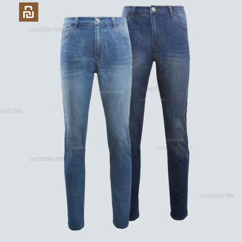 

Джинсы xiaomi youpin, черные технологии, супер удобные мужские джинсы стрейч, повседневные джинсы