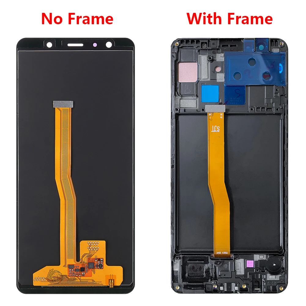Высокое качество AAA для Samsung Galaxy A7 2018 ЖК A750 SM-A750F A750F ЖК-дисплей сенсорный экран с