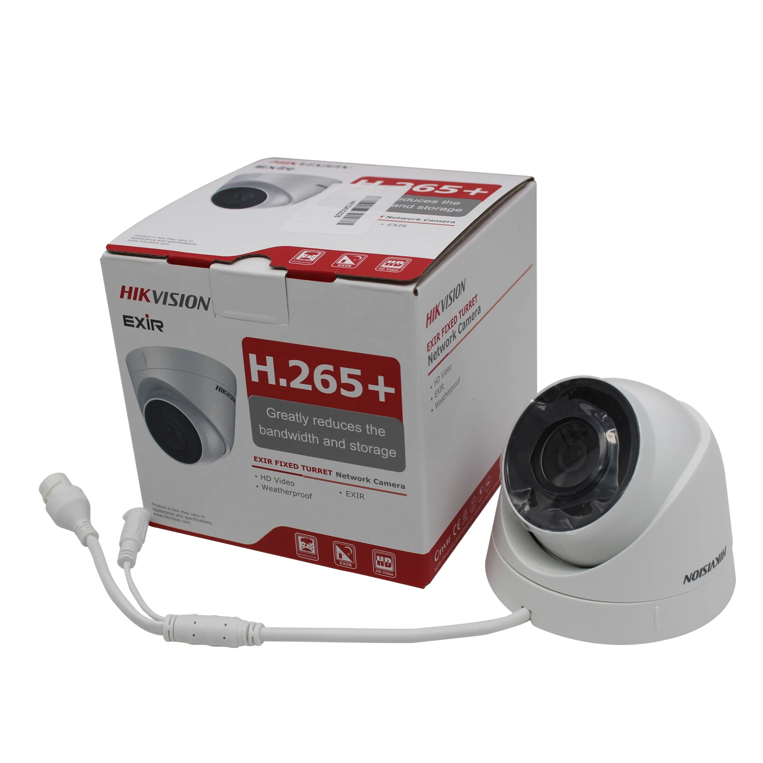 Hikvision 4 МП POE IP камера внешняя фотокамера HD револьверная PoE инфракрасное ночное