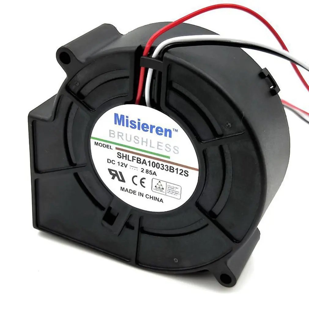 

9733 Turbine 12V 2.85A Barbecue Grill Barbecue Box Double Ball High Volume Fan Centrifugal Turbine Blower