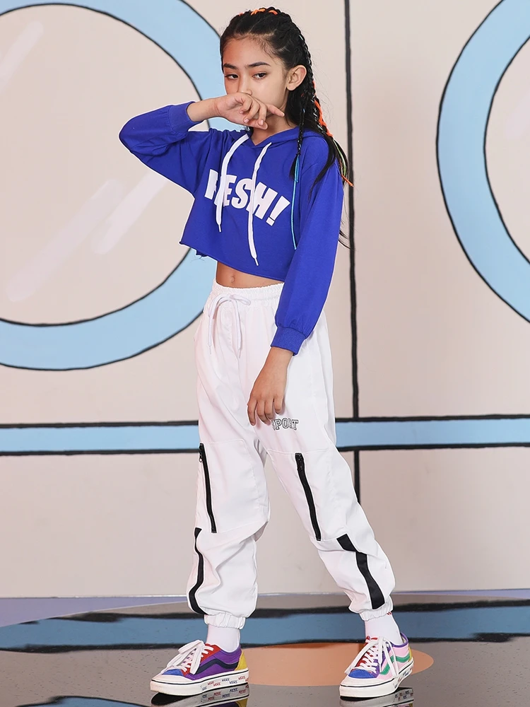 Осенний танцевальный костюм унисекс для детей Детский уличный в стиле хип-хоп