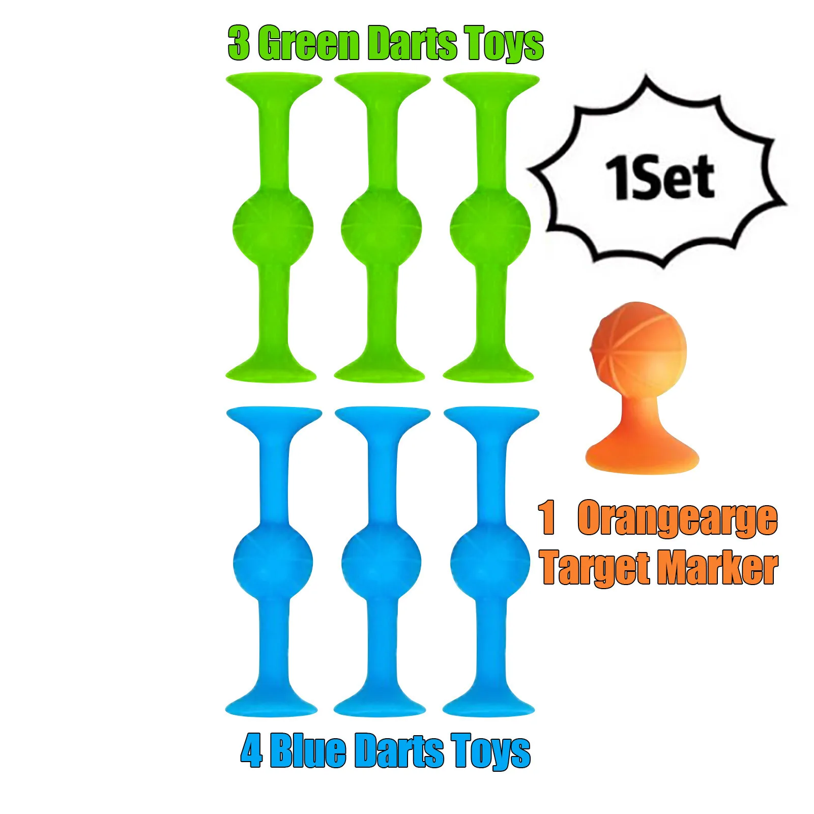 

7pcs Variety Sticky Viscose Soft Building Blocks Toy Suction Ball Suction Stick decoracin de habitacin