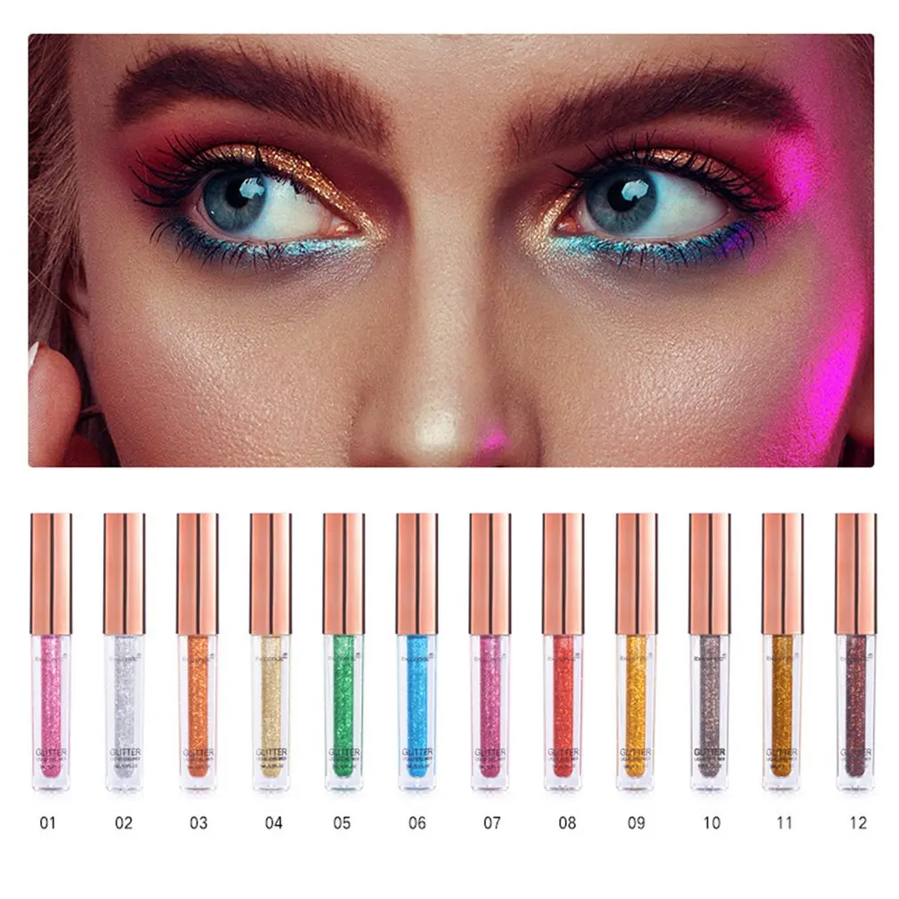 

Lbcccndc Liquid Eyeshadow With Safe Ingredients Long-lasting Makeup Waterproof and Not Blooming Small Pearl Sequins Eyeshadow