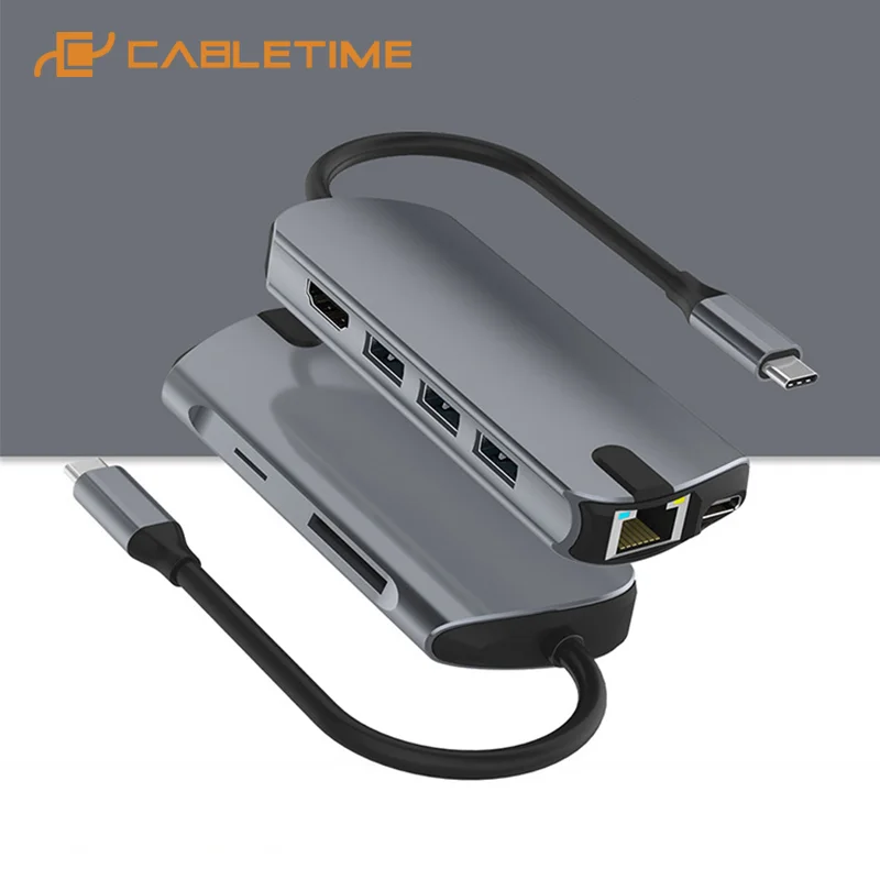 

Кабель CABLETIME 8 в 1 стандарта USB 1000, USB 3,0, 5 Гбит/с